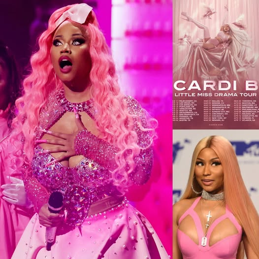 Nicki Minaj Sparks Buzz After Fans Claim She Threw Shade at Cardi B’s New “Mini Drama Tour” Visuals.237