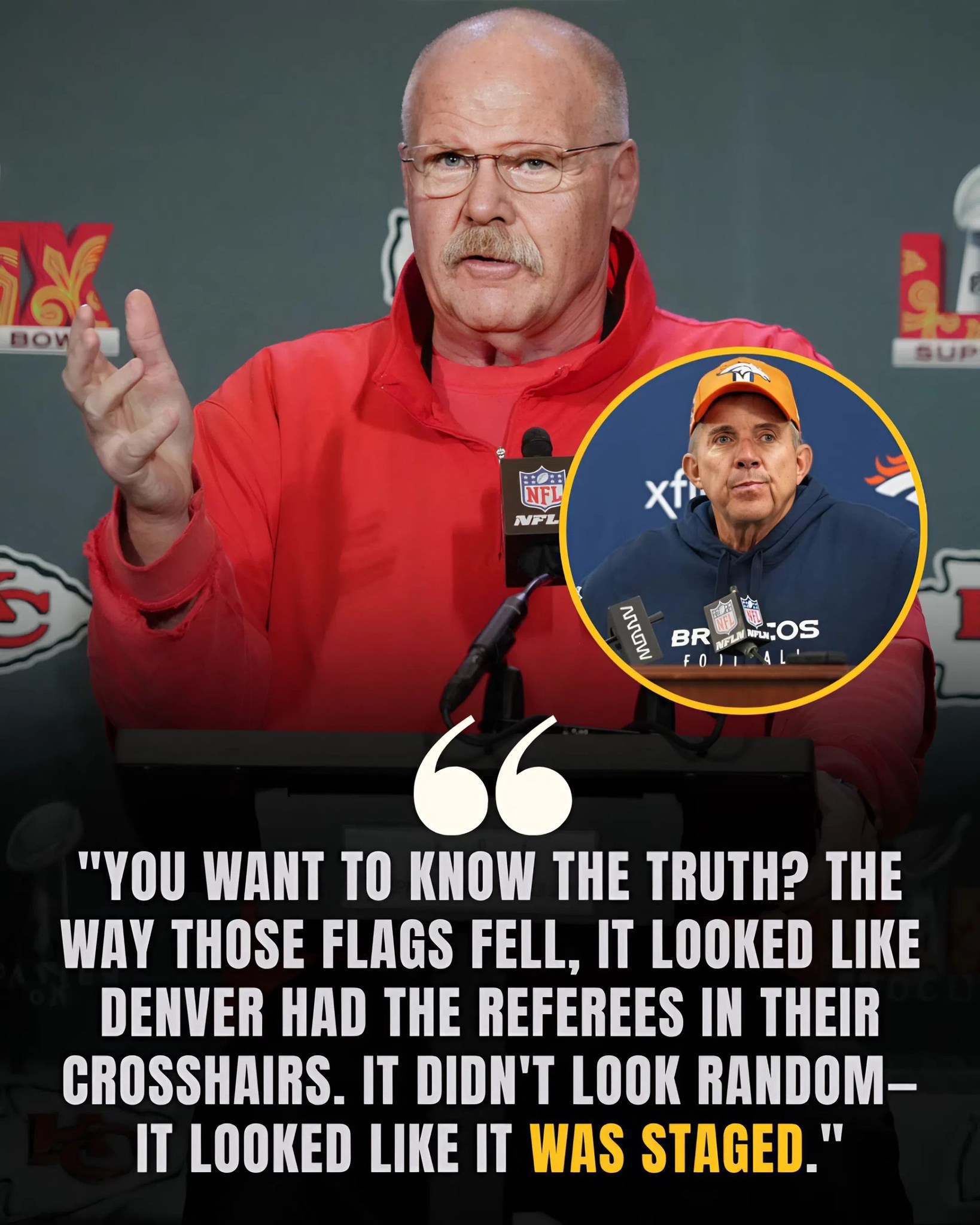 NFL ERUPTS IN CHAOS: Andy Reid SLAMS OFFICIALS After Chiefs’ 22–19 Loss, Accusing Refs of “BLATANT FAVORITISM” — and Sean Payton’s Savage Comeback Just BLEW UP the Entire League.237